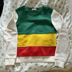 Bally Tricolor Cotton Sweatshirt